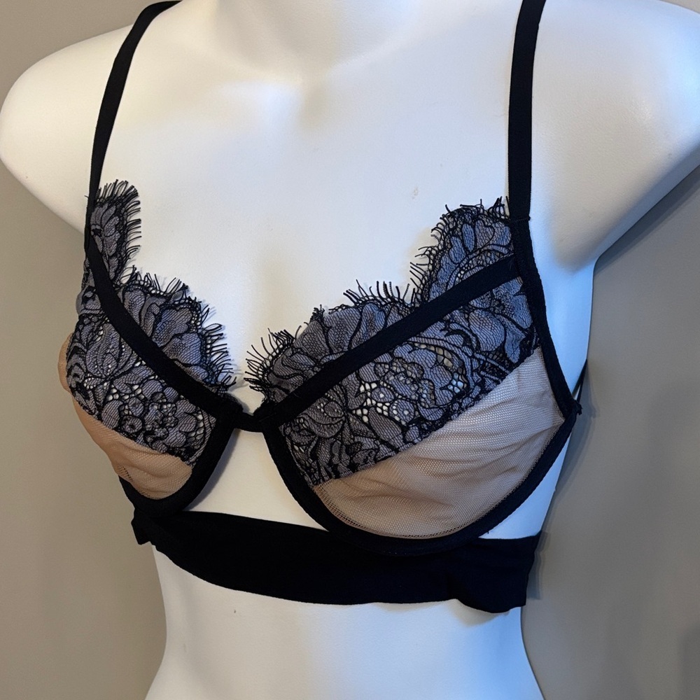 For Love & Lemons Loucette Demi Bra size M MSRP $150 - Picture 3 of 7